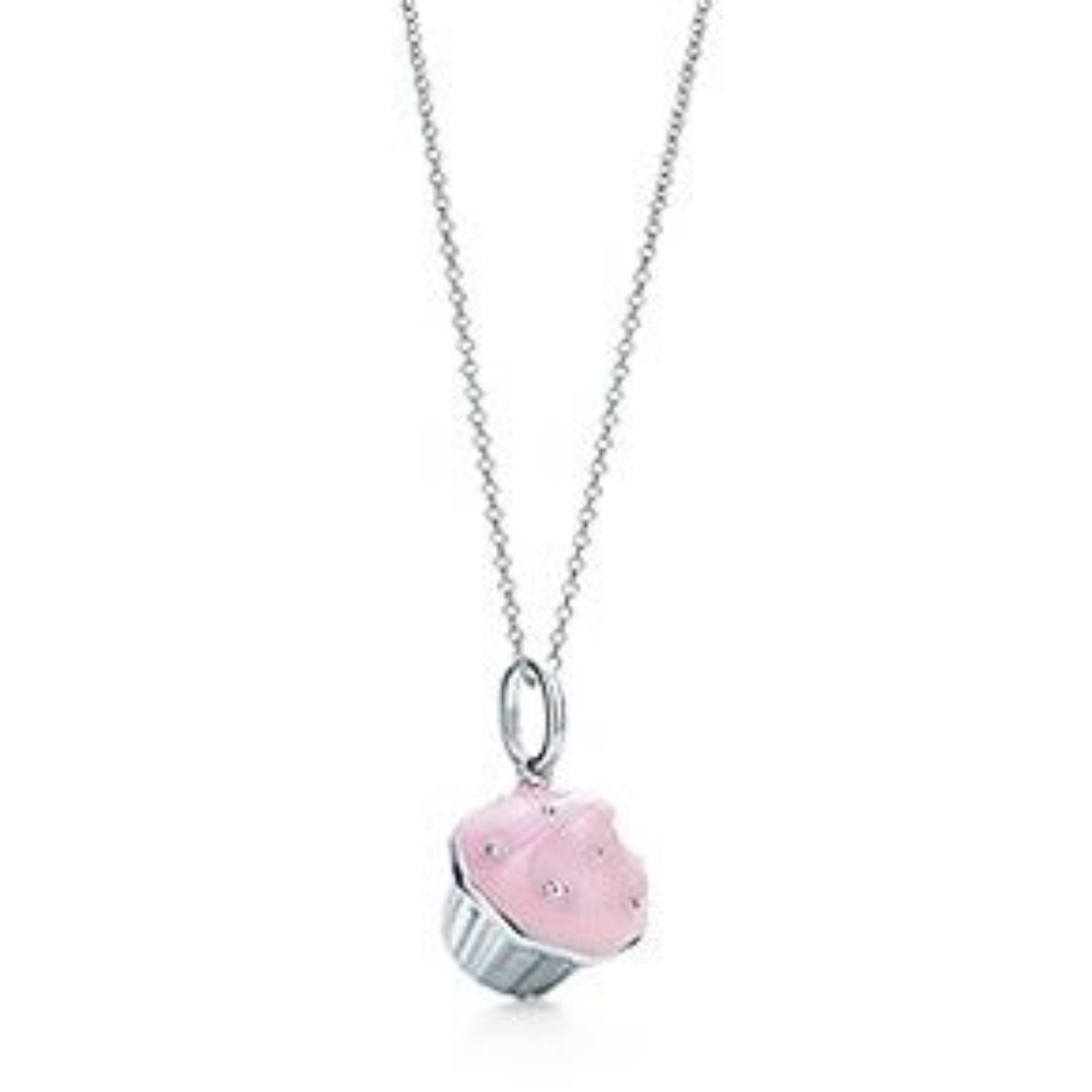 Tiffany & Co. Cupcake Charm Necklace